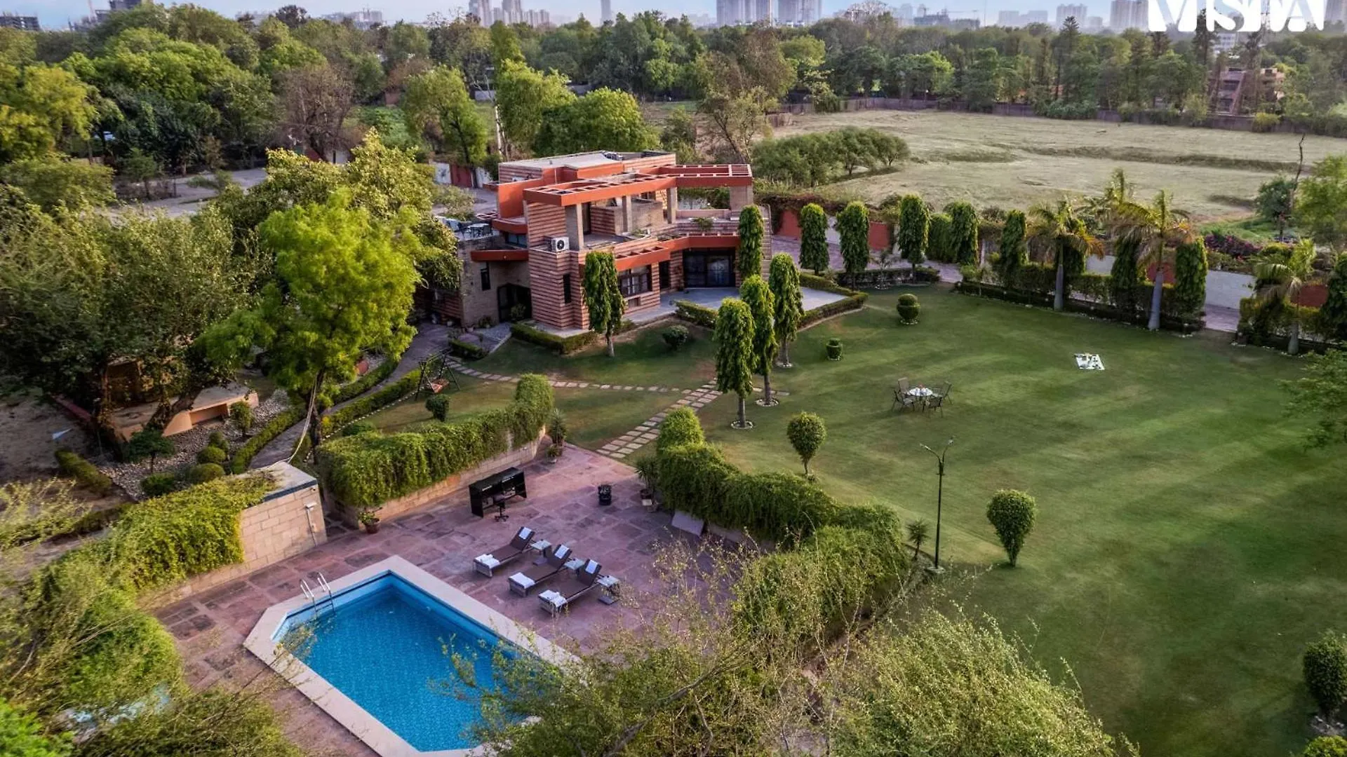 ניו דלהי Stayvista At The Cityscape With Lawn & Pool וילה